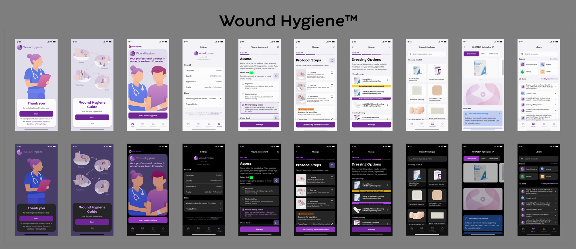 Wound Hygiene screens