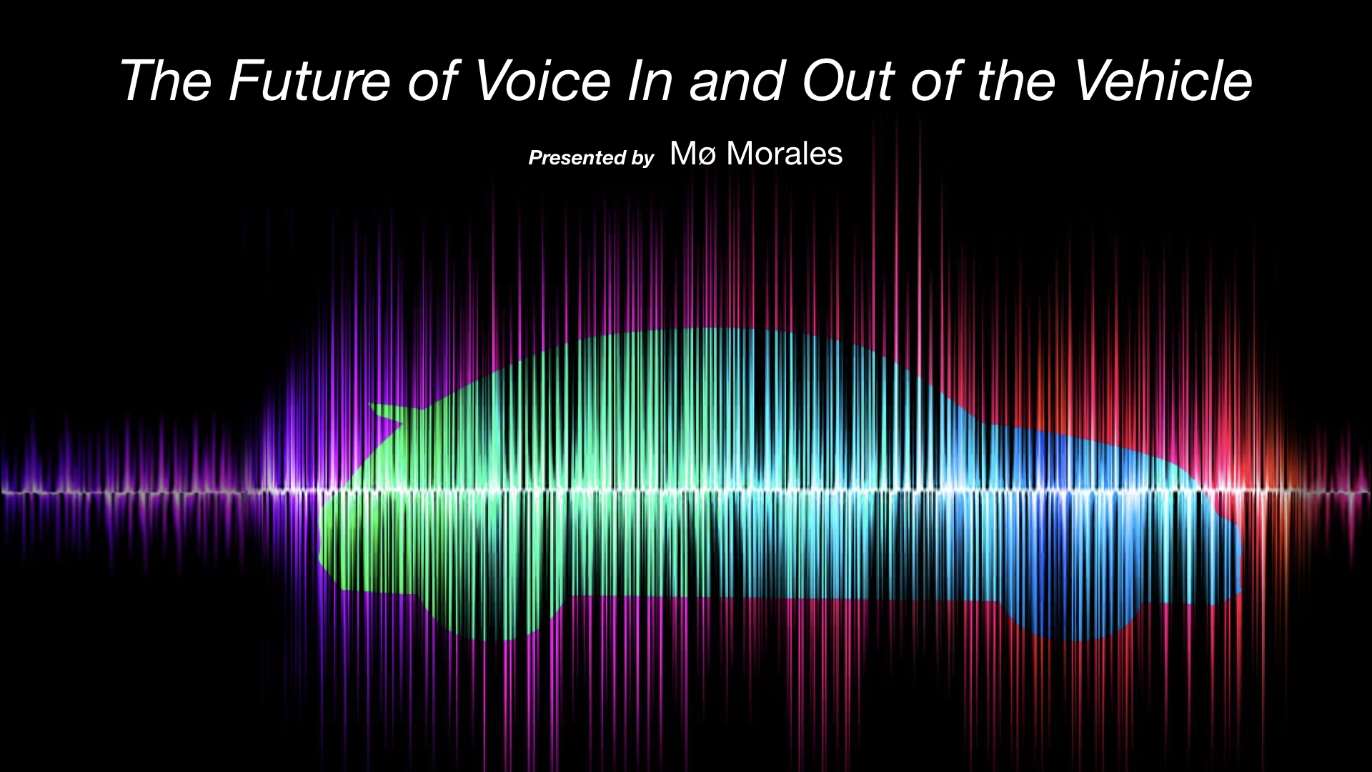 Audi: The Future of Voice In and Out of the Vehicle