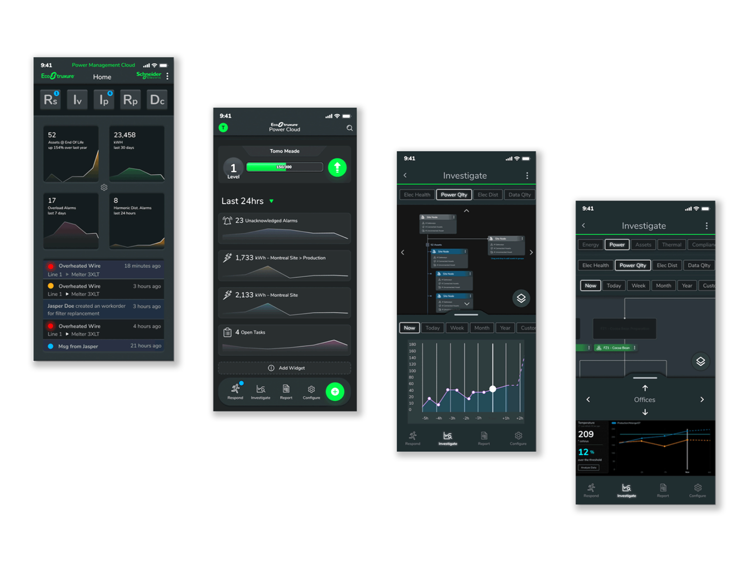 Schneider Electric Energy Hub mobile