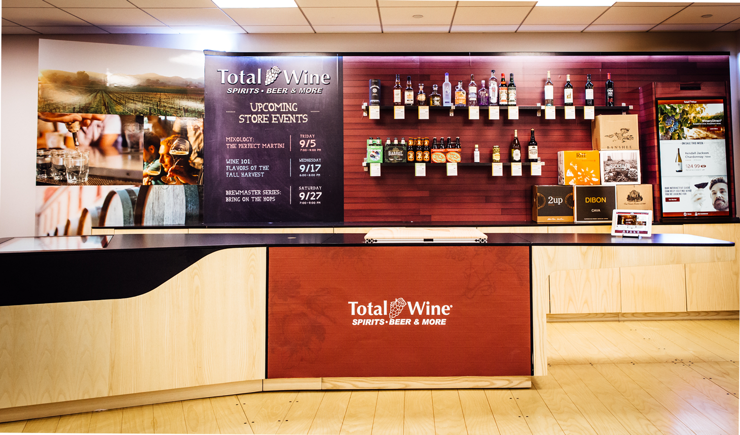 Total Wine & More in-store experience